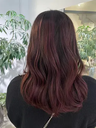 セミロング カラー Nico☺︎ 🎀YUのヘアスタイル