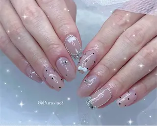 ネイル Purasia高橋✧ マグ/ワンホン/地雷のネイルデザイン