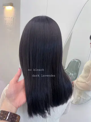 ミディアム カラー 美髪矯正/髪質改善/ 艶髪🤍伊藤梨紗のヘアスタイル
