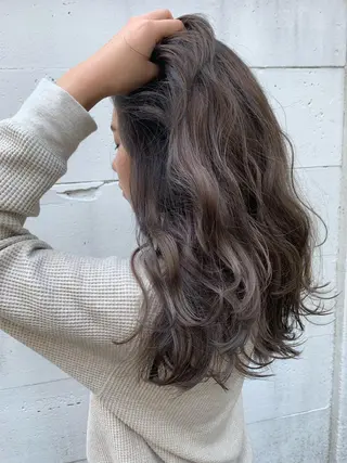 ロング カラー レイヤーカット/艶髪 🎀笠原 優花🎀のヘアスタイル