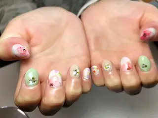 ネイル Aim* 深爪・自爪育成専門店のネイルデザイン