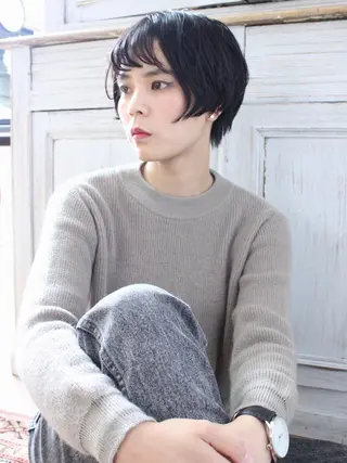 ショート カラー パーマ ooit所属・ooit 【オーイット】のヘアスタイル