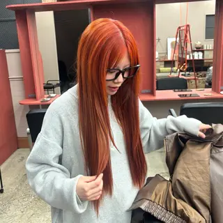 ロング カラー HIBIKI / ブリーチモデルのヘアスタイル