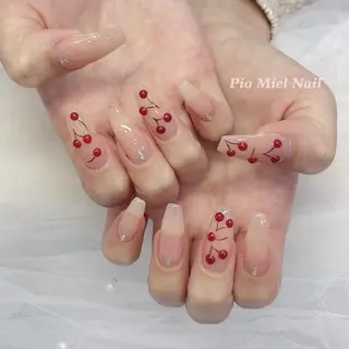 ネイル momo 長さだしのネイルデザイン