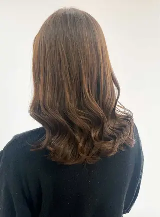 セミロング 韓国ヘア🇰🇷 Misuzuのヘアスタイル