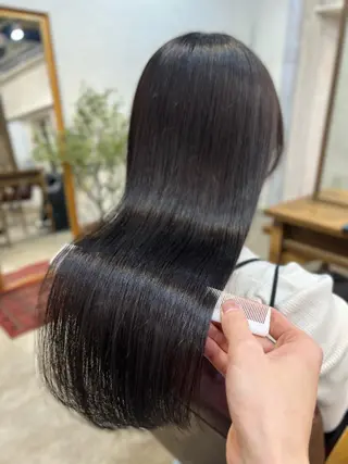 カラー ✨ブリーチなしカラー ×髪質改善✨松村 潤のヘアスタイル