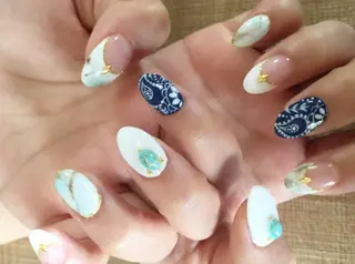 ネイル ツメトマツゲ .のネイルデザイン