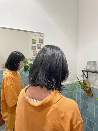 ミディアム 透明感/オリーブ /わがつまこうすけのヘアスタイル