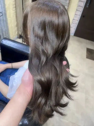 ロング カラー ヘアアレンジ 美髪専門店ラピセ所属・𝐒𝐀NA /髪質改善のヘアスタイル