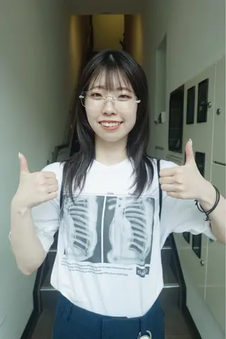 セミロング パーマ 大須美容師 ぱるのヘアスタイル