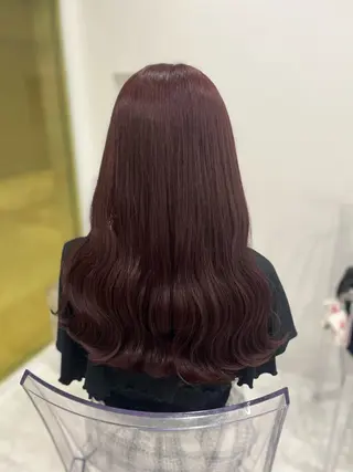 ロング カラー ガーリー♡女の子っぽ ヘア♡ピンクカラー♡のヘアスタイル