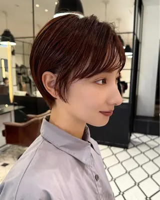 ショート MINX 野村実莉 カット/パーマのヘアスタイル