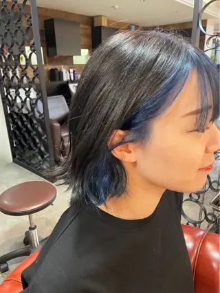 ミディアム カラー 🐥Homie/ yuna🐥のヘアスタイル