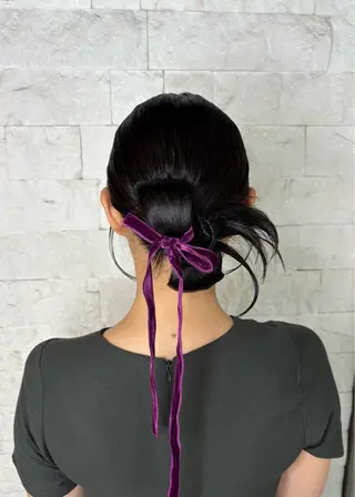 ロング セット/着付け/上野 /カラー/🦋シオリのヘアスタイル