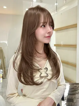 ロング カラー GLROW haruhiのヘアスタイル