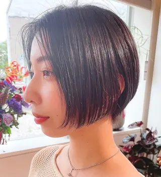 ショート 鳥本かりん ／メンズモデル募集のヘアスタイル