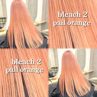 ロング カラー ハイトーン/横浜 /伊藤　怜のヘアスタイル