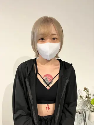 ショート カラー ショート/パーマ/ カラー/FUKOのヘアスタイル