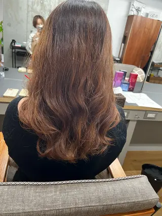 ロング ROSSO Hair＆SPA  香椎宮前店所属・SHIINA 香椎宮前店のヘアスタイル