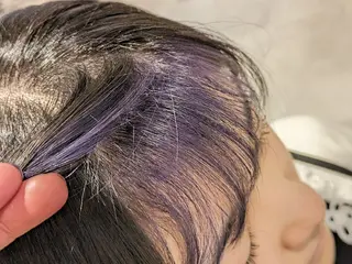 ミディアム カラー ヘアアレンジ 小國 綾かのヘアスタイル