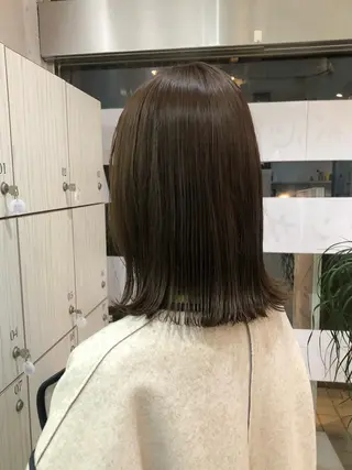 セミロング カラー 🤎ベージュカラー/ 髪質改善/山岸🤎のヘアスタイル