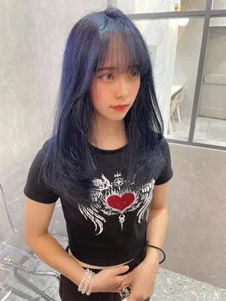 ミディアム rina／ベージュ ワンホン/韓国ヘアのヘアスタイル