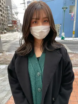 ミディアム HAIR design ARUE所属・仙台1優しい美容師 Kogaのヘアスタイル