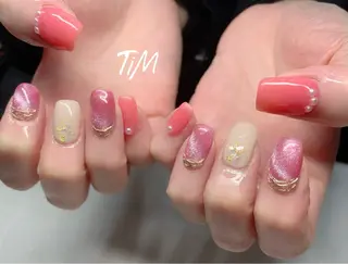 カラー ネイル Beauty Studio TiM所属・TiM【ティム】 近鉄八尾店のネイルデザイン