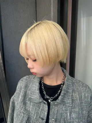 ショート mina by ONE's KYOGOKU所属・🌟推し再現カラー 🌟TOMOKA🐺のヘアスタイル