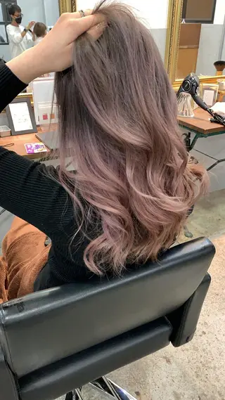 セミロング カラー ヘアアレンジ Little_okinawa所属・Mikuri 【Little】のヘアスタイル