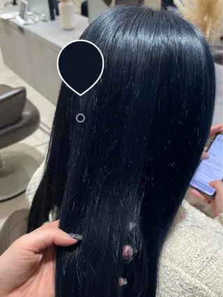 セミロング カラー 谷脇 杏のヘアスタイル