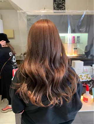 ロング カラー 🌹門奈🌹髪質改善 /透明感カラーのヘアスタイル