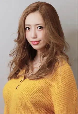 ロング カラー ヘアアレンジ 💙美髪救世主💙 関華蓮のヘアスタイル