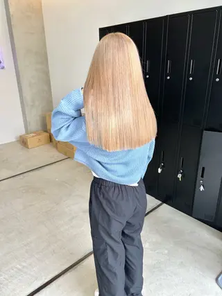 セミロング カラー mood tatemachiのヘアスタイル