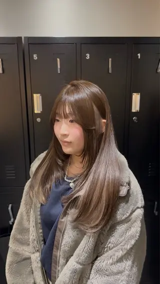 ロング カラー レイヤーカット/ ブリーチカラー/雅人のヘアスタイル