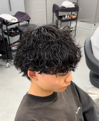 ショート カラー パーマ メンズ 🔥メンズ 特化🔥菊水皐暉🔥のヘアスタイル