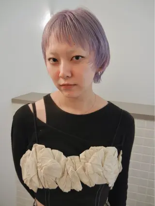 ショート カラー デザイン/レイヤー Kaito🐩/栄のヘアスタイル