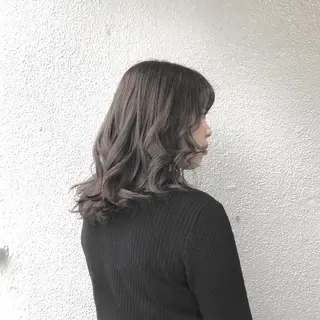 ミディアム カラー 透明感カラー❄️要 半個室×マンツーマンのヘアスタイル