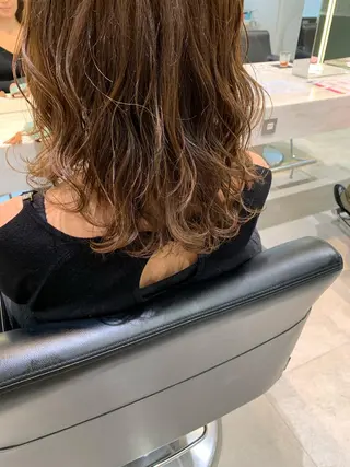 セミロング 🫧透明感カラー/ ボブ/小笠原汐海🪽のヘアスタイル