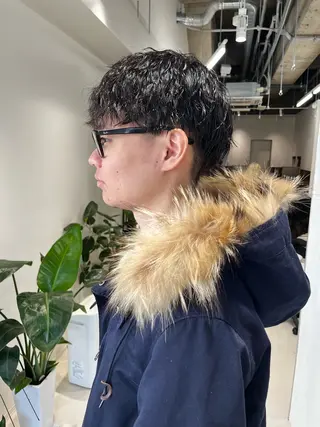 メンズ レイヤーカット/カラ ー/U24/河野凜のヘアスタイル