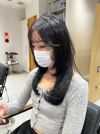 ロング カラー パーマ/ボブ /レイヤー チヒロのヘアスタイル