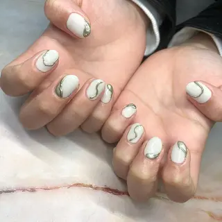 ロング カラー ヘアアレンジ キッズ ネイル マツエク・マツパ 福田 加奈のネイルデザイン