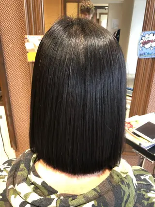 ショート 縮毛矯正/髪質改善 主税巧一のヘアスタイル