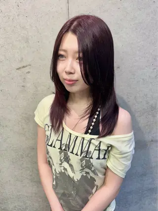 セミロング ˚⋆✮ナチュラル× モード˚⭒ Naruのヘアスタイル