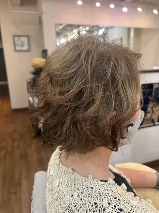 ショート パーマ 髪質改善✨似合わせ カット✂️加藤真紀のヘアスタイル