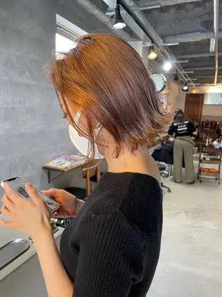 ショート カラー メンズヘア/レイヤー /ボブ山内春輝のヘアスタイル