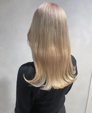 ロング カラー 唐澤 千尋のヘアスタイル