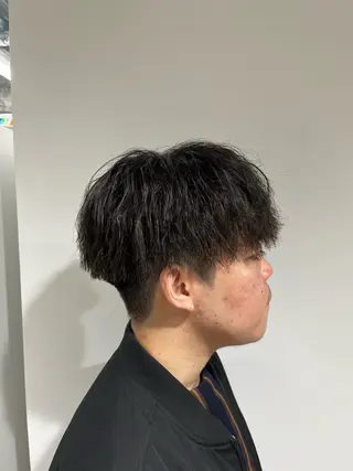 ショート パーマ メンズ 🏆メンズヘア特化 🥇代表りんぺーのヘアスタイル