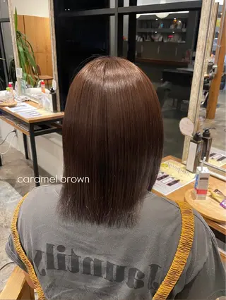 ミディアム カラー ⋆*ブリーチカラ ー/愛佳.⋆𝜗𝜚のヘアスタイル