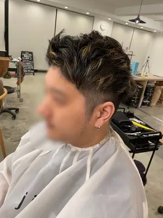 メンズ 💖ASUKA 💜/透明感カラーのヘアスタイル